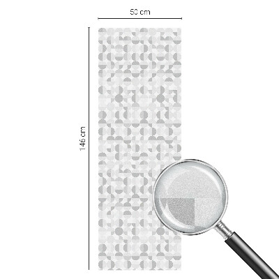 Folia dekoracyjna na okna Geometryczne wzory