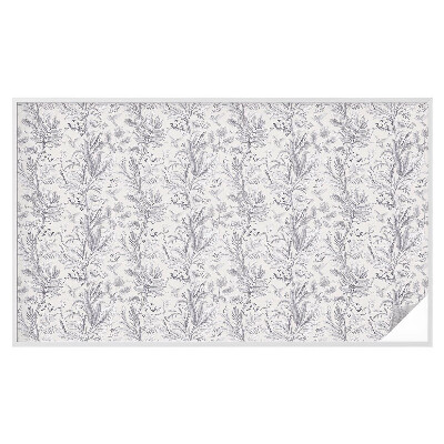 Naklejka na okno dająca prywatność Liście i motyle