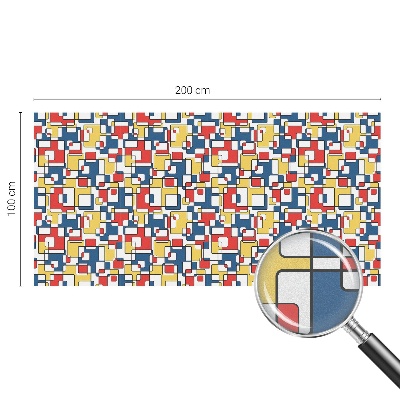 Folia okienna zapewniająca prywatność Geometryczne kształty