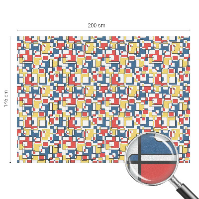 Folia okienna zapewniająca prywatność Geometryczne kształty
