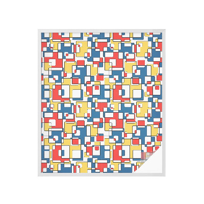 Folia okienna zapewniająca prywatność Geometryczne kształty