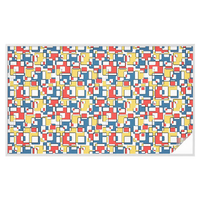 Folia okienna zapewniająca prywatność Geometryczne kształty