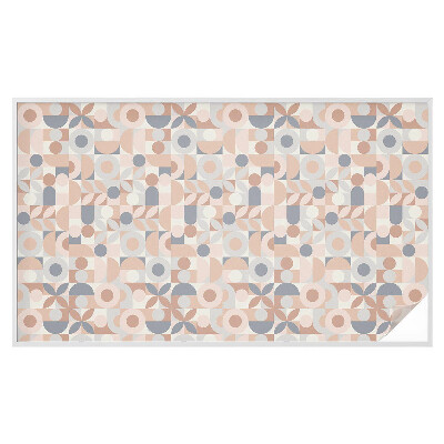 Naklejka na okno mleczna witraż Abstrakcyjna mozaika