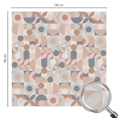 Naklejka na okno mleczna witraż Abstrakcyjna mozaika