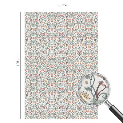 Folia dekoracyjna na okna Lisie liście