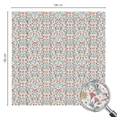 Folia dekoracyjna na okna Lisie liście