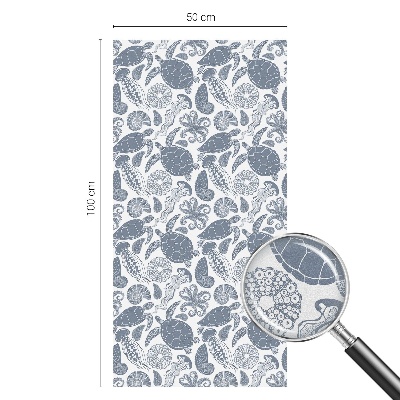 Folia okienna zapewniająca prywatność Oceaniczne życie