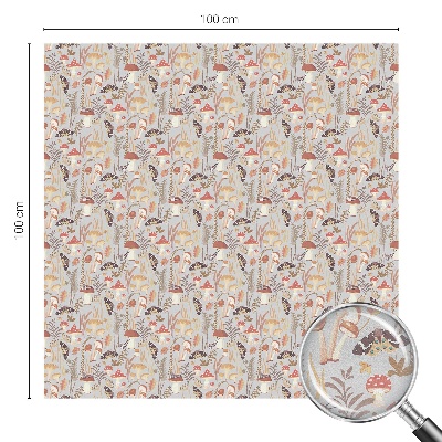 Folia dekoracyjna na okna Leśny wzór