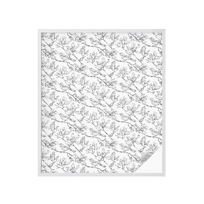 Folia okienna zapewniająca prywatność Ptaki i kwiaty