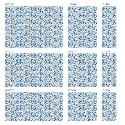 Folia dekoracyjna na okna Kwiaty akwarelą