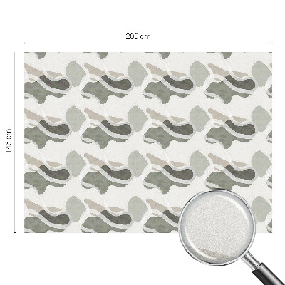 Mleczna naklejka na okno Organiczny wzór