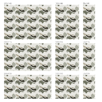 Mleczna naklejka na okno Organiczny wzór