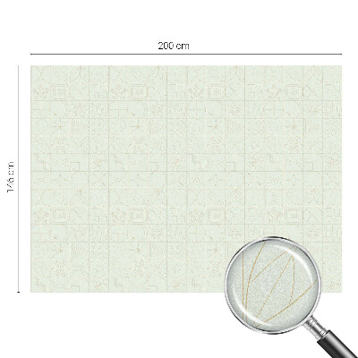 Folia okienna zapewniająca prywatność Geometryczna mozaika