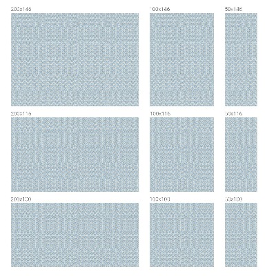 Mleczna naklejka na okno Japońskie fale