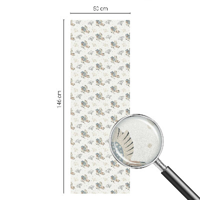 Folia dekoracyjna na okna Ptaki wzór