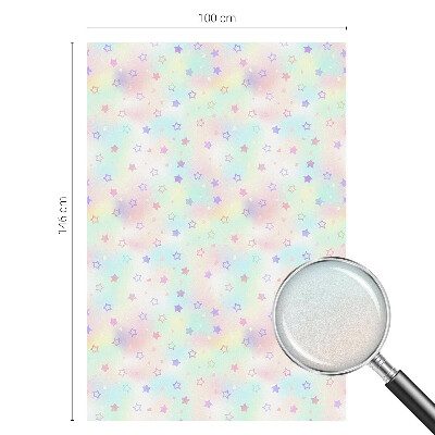 Naklejka na okno dająca prywatność Tęczowe wzory