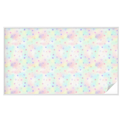 Naklejka na okno dająca prywatność Tęczowe wzory