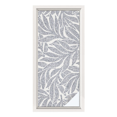 Folia okienna zapewniająca prywatność Krople liści