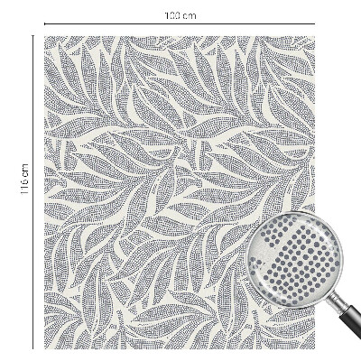 Folia okienna zapewniająca prywatność Krople liści