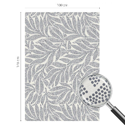 Folia okienna zapewniająca prywatność Krople liści