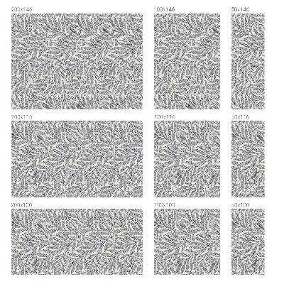 Folia okienna zapewniająca prywatność Krople liści