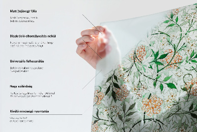 Folia okienna zapewniająca prywatność Krople liści