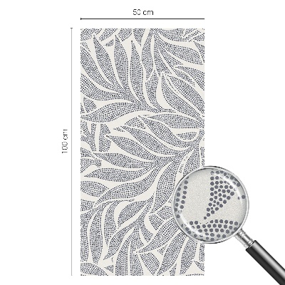 Folia okienna zapewniająca prywatność Krople liści