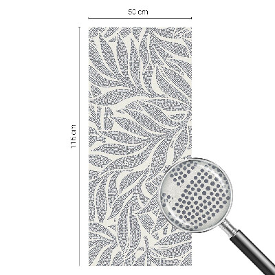 Folia okienna zapewniająca prywatność Krople liści