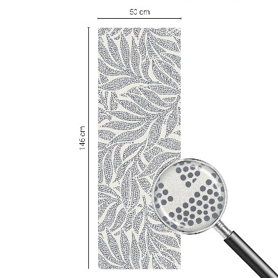 Folia okienna zapewniająca prywatność Krople liści