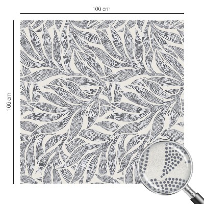 Folia okienna zapewniająca prywatność Krople liści