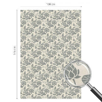 Mleczna naklejka na okno Orientalny wzór