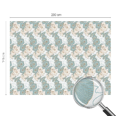 Naklejka na okno dająca prywatność Delikatne kwiaty