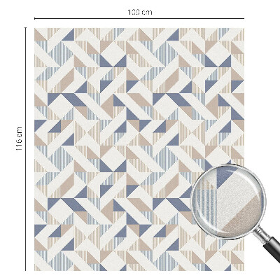 Folia dekoracyjna na okna Geometryczne wzory