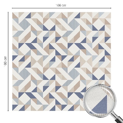 Folia dekoracyjna na okna Geometryczne wzory