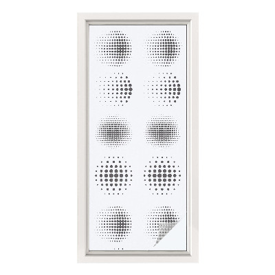 Naklejka na okno dająca prywatność Kropkowe okręgi