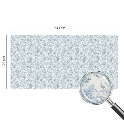 Folia okienna zapewniająca prywatność Kwiatowy wzór