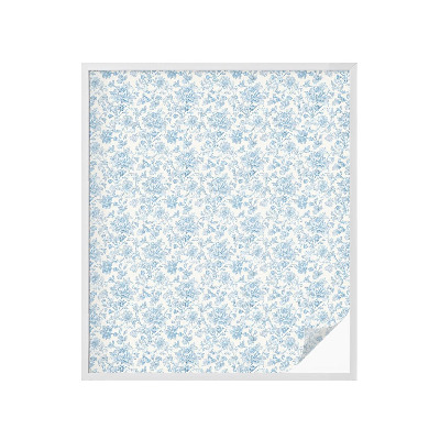 Folia okienna zapewniająca prywatność Kwiatowy wzór