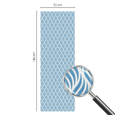 Naklejka na okno dająca prywatność Niebieskie fale