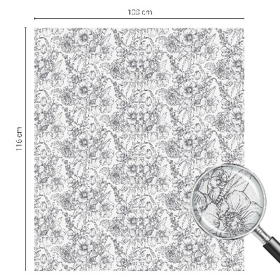 Folia dekoracyjna na okna Florystyczna elegancja