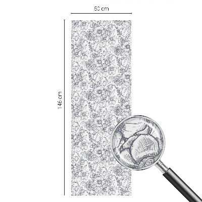 Folia dekoracyjna na okna Florystyczna elegancja