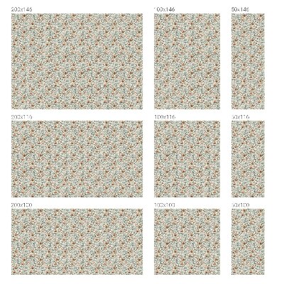 Mleczna naklejka na okno Kwiatowy wzór