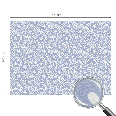 Naklejka na okno mleczna witraż Kwiaty hibiskusa