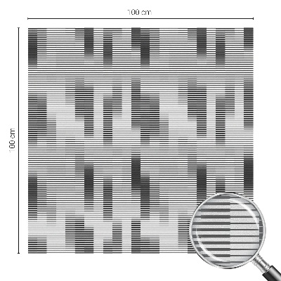 Naklejka na okno dająca prywatność Graficzna siatka