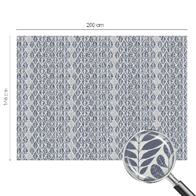 Folia okienna zapewniająca prywatność Liście wzorzyste