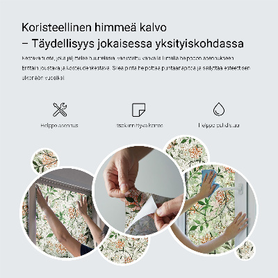 Naklejka na okno dająca prywatność Roślinne ornamenty