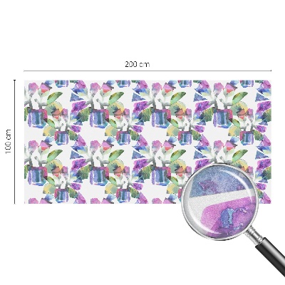 Naklejka na okno mleczna witraż Kolorowa abstrakcja