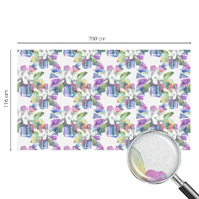 Naklejka na okno mleczna witraż Kolorowa abstrakcja