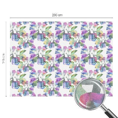 Naklejka na okno mleczna witraż Kolorowa abstrakcja