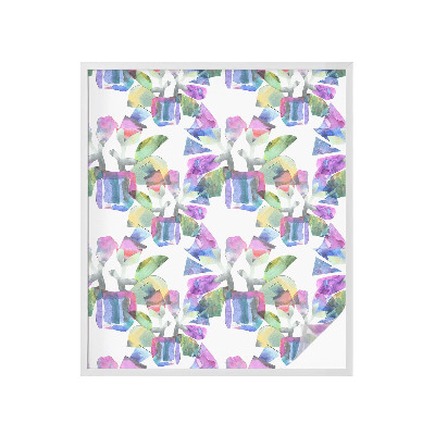 Naklejka na okno mleczna witraż Kolorowa abstrakcja