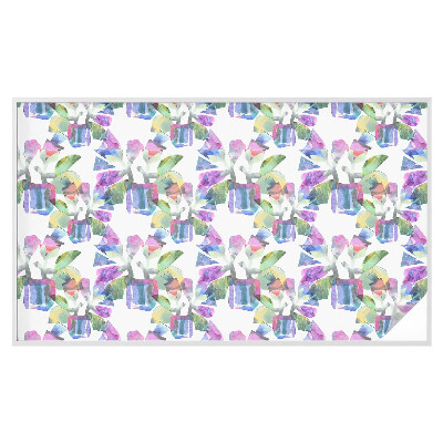 Naklejka na okno mleczna witraż Kolorowa abstrakcja